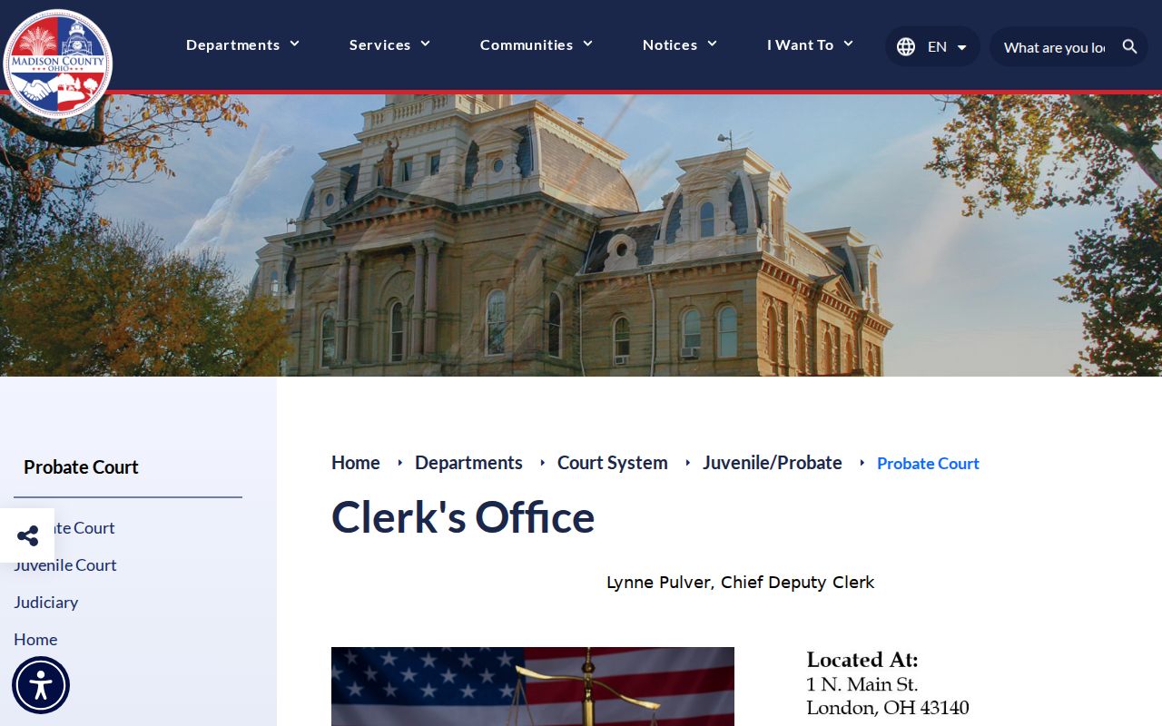 Madison County court docket Probate Court clerk resource