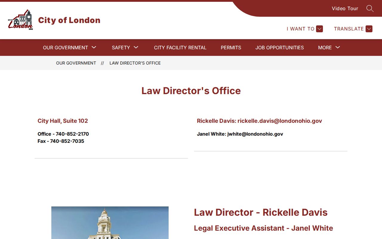 London court docket Law Director Municipal Court prosecution source